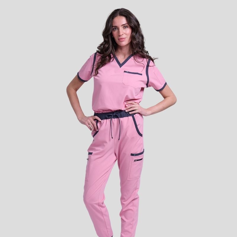 Tango V Neck & Straight Pant Women’s Scrub Set
