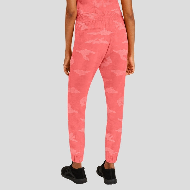 Purple Label Joy & Tate Camo Jogger Women’s Scrub Set