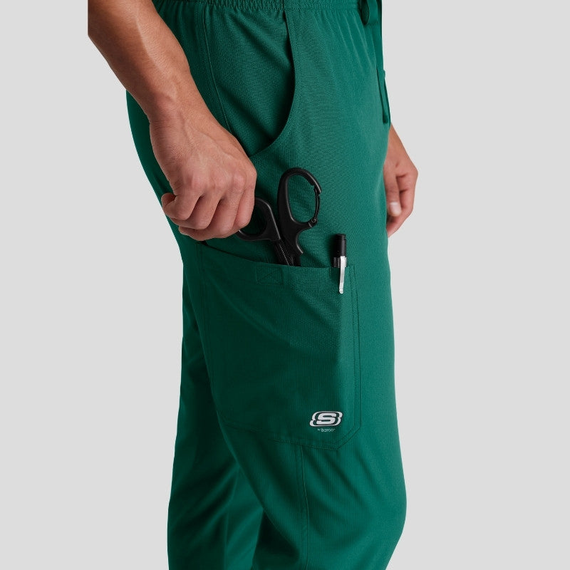 Crew Neck Jogger Men's Scrub Set