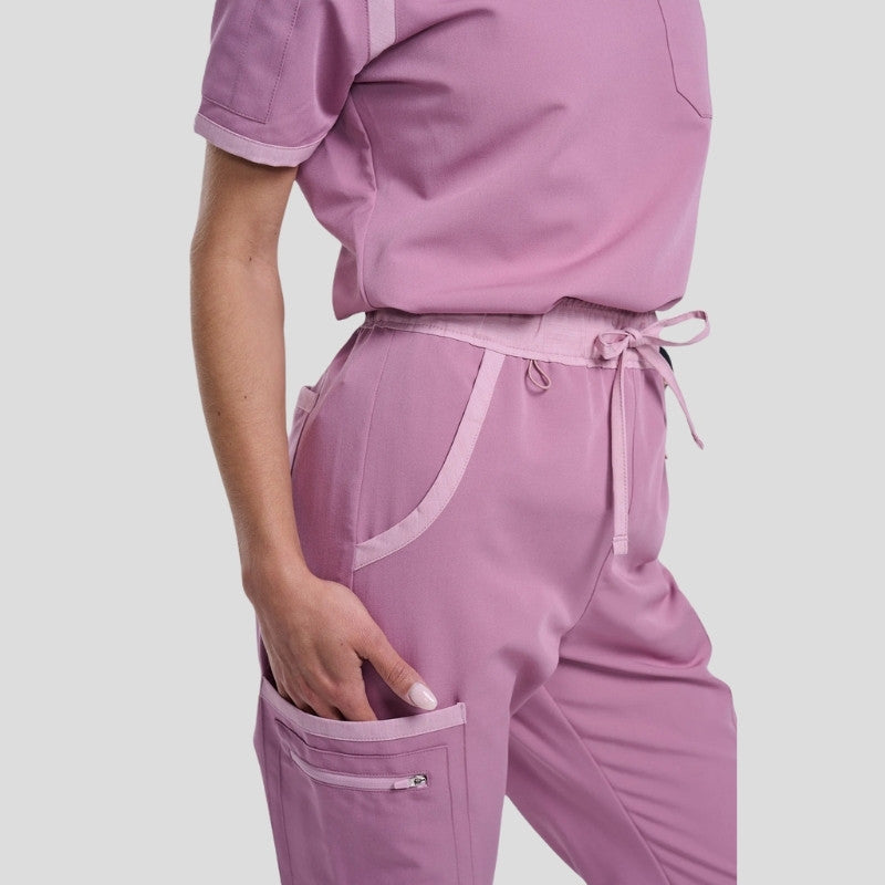 Tango Collar Neck & Straight Pant Women’s Scrub Set