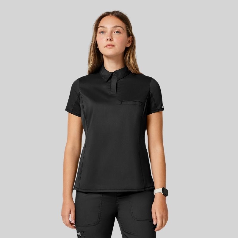 WorkWear Revolution Women's Polo Scrub Set