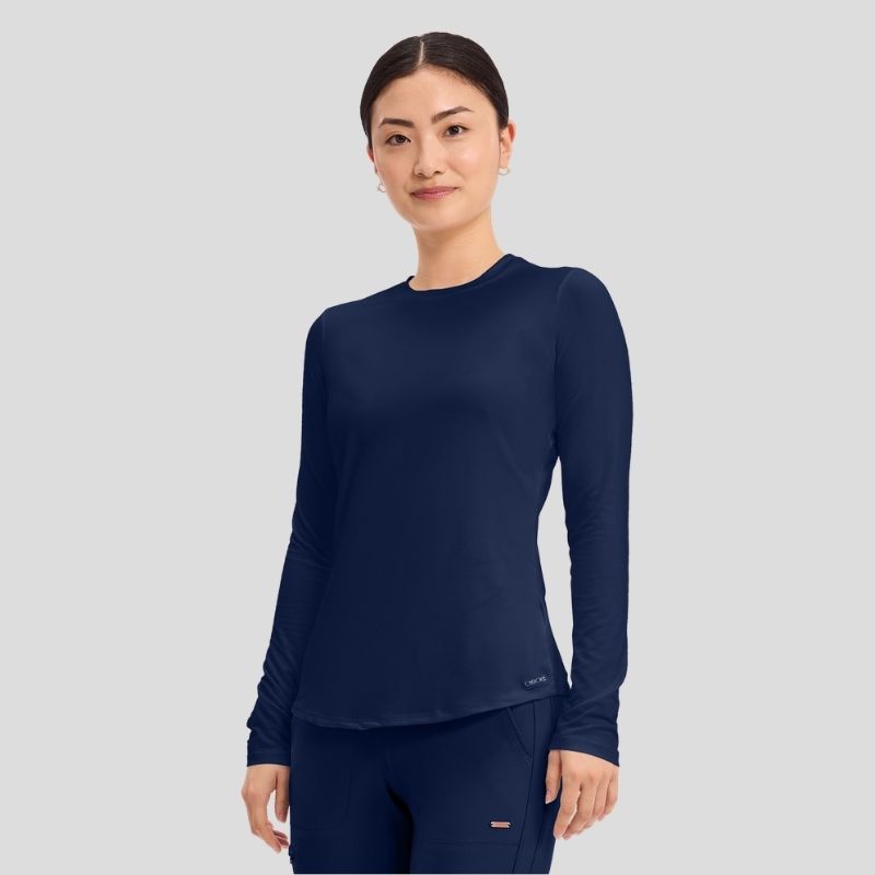 Women's Long Sleeve Underscrub Knit Tee