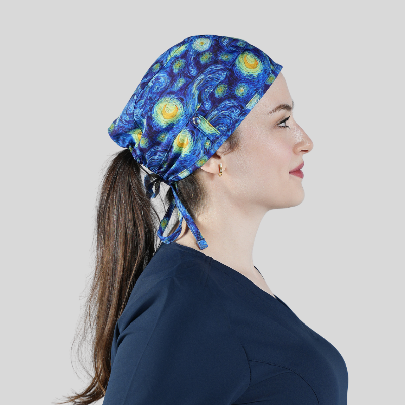 Unisex Head Cap in Starry Night
