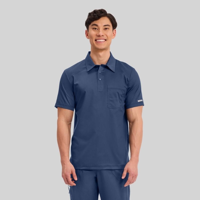 WorkWear Revolution Men's Polo Scrub Set