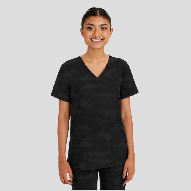 Purple Label Joy & Tate Camo Jogger Women’s Scrub Set