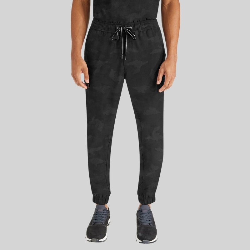 Purple Label Jack & Drew Camo Jogger Men's Scrub Set