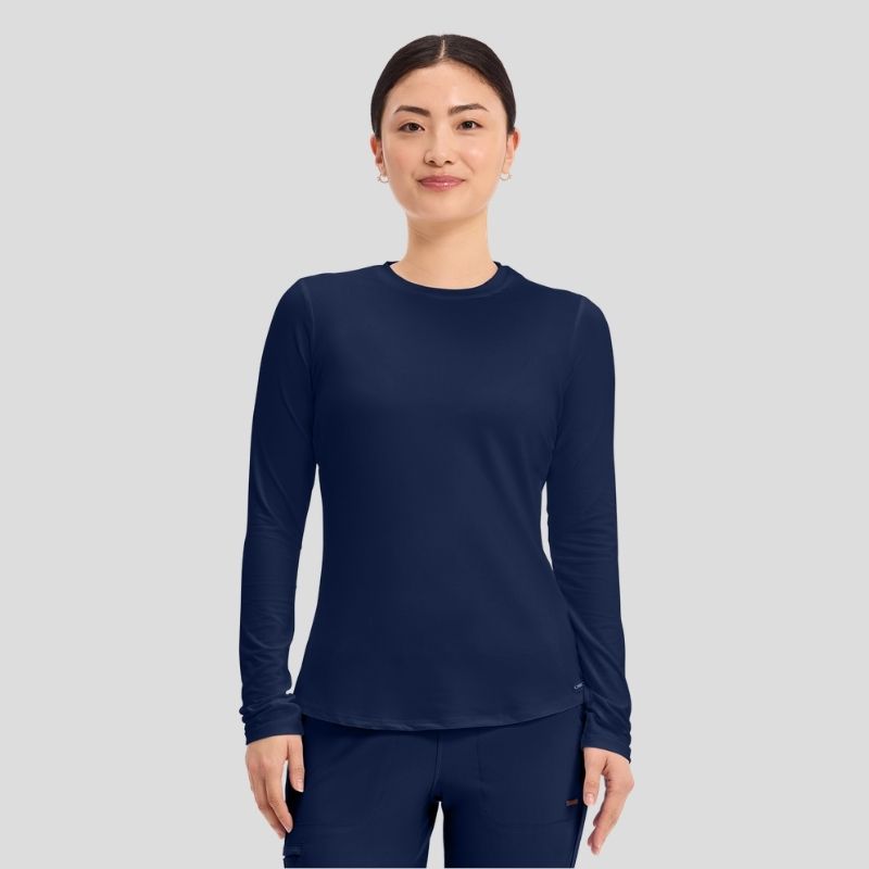 Women's Long Sleeve Underscrub Knit Tee