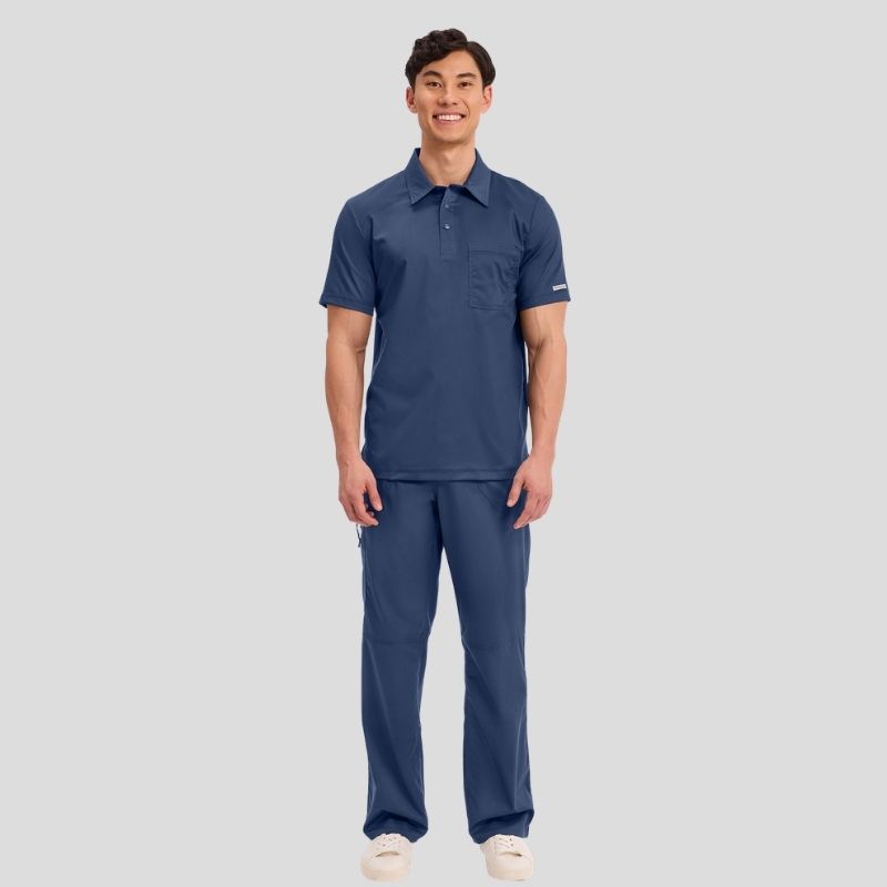 WorkWear Revolution Men's Polo Scrub Set