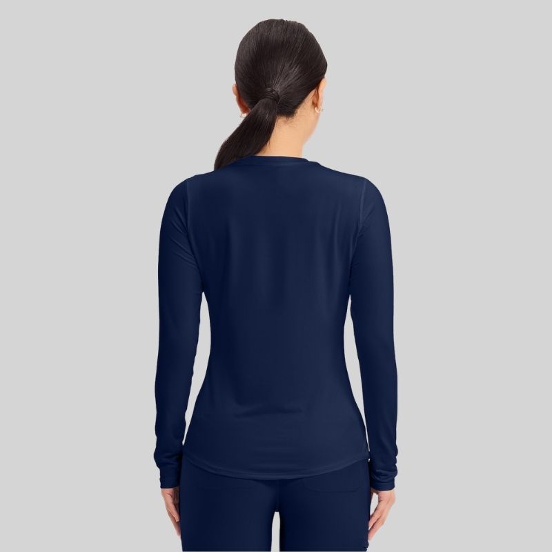 Women's Long Sleeve Underscrub Knit Tee