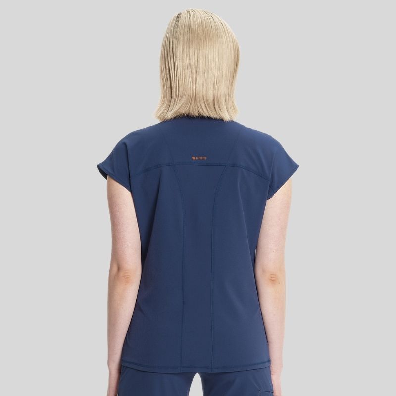 Infinity Women's Henley Knit Scrub Set