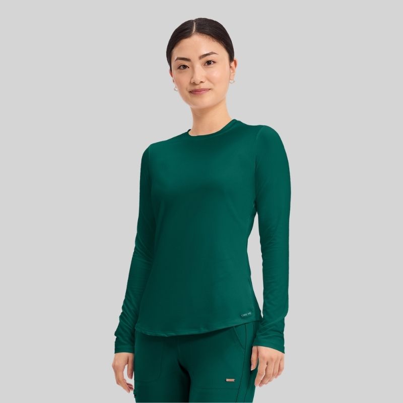 Women's Long Sleeve Underscrub Knit Tee
