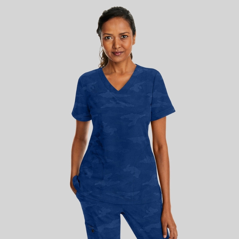 Purple Label Joy & Tate Camo Jogger Women’s Scrub Set