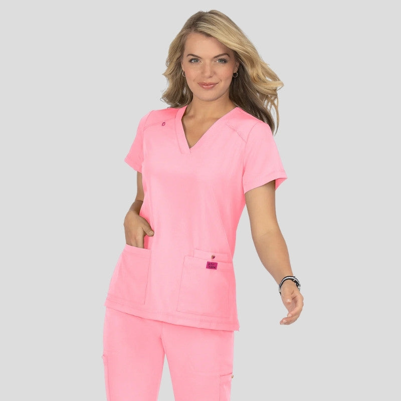 Betsy Johnson Freesia & Buttercup Women’s Scrub Set