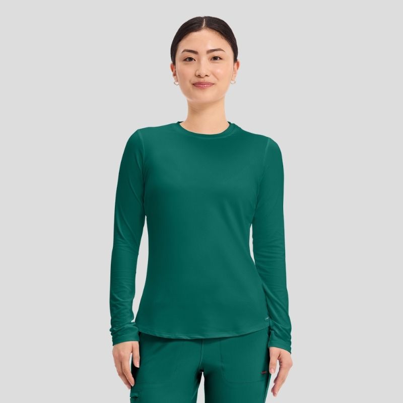 Women's Long Sleeve Underscrub Knit Tee