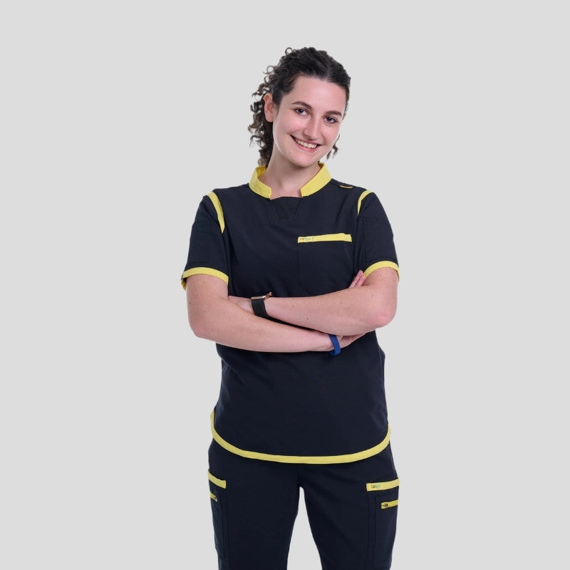 Tango Collar Neck & Straight Pant Women’s Scrub Set