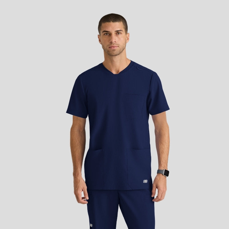 Crew Neck Jogger Men's Scrub Set