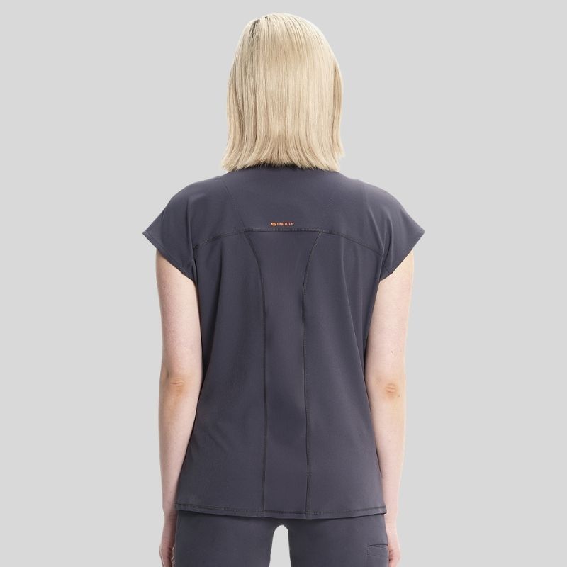 Infinity Women's Henley Knit Scrub Set