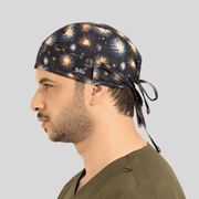 Funky Caps in Fireworks Sky - Unisex