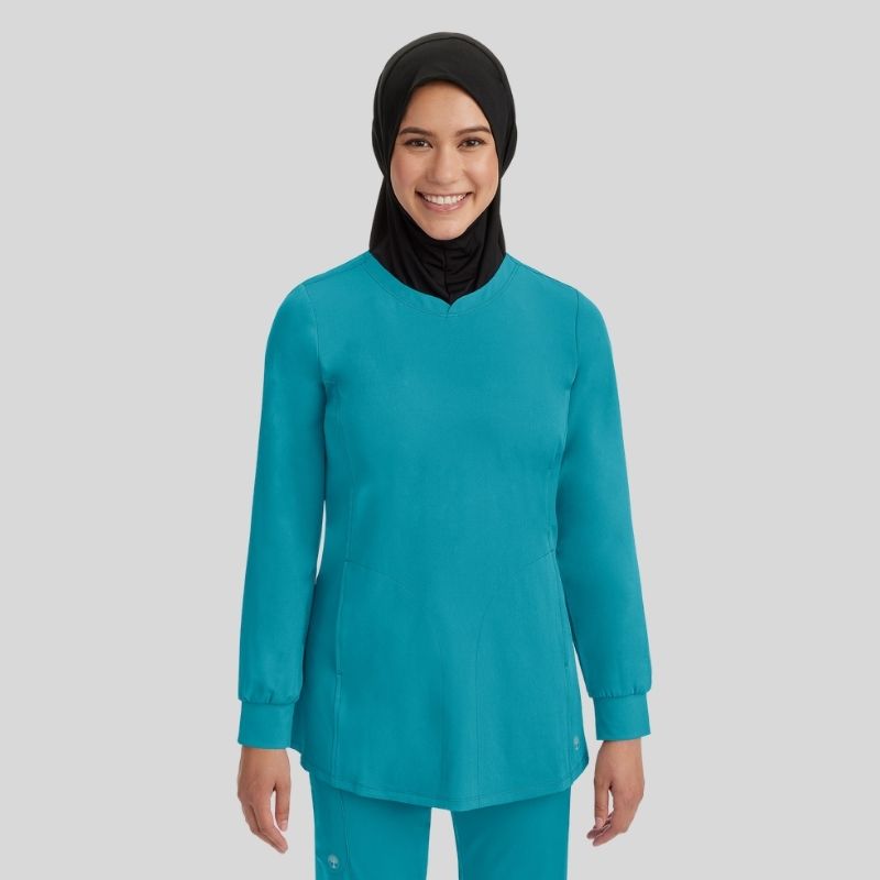 Fatima & Rebecca Long Sleeve Women’s Scrub Set