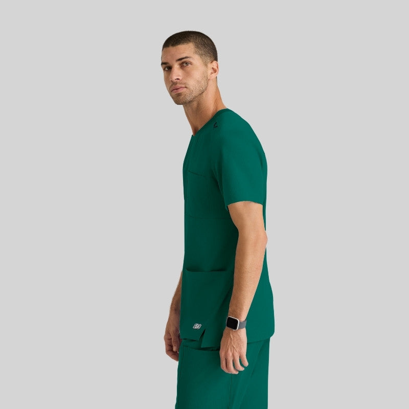 Crew Neck Jogger Men's Scrub Set