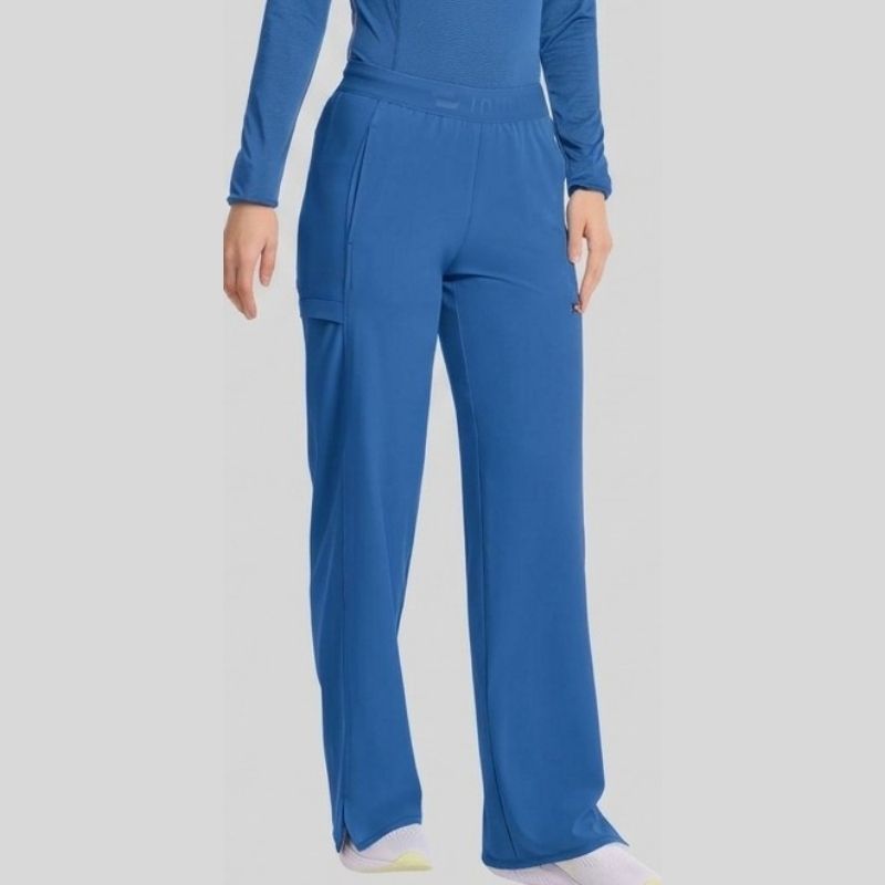 Infinity Women's V-Neck Knit Scrub Set