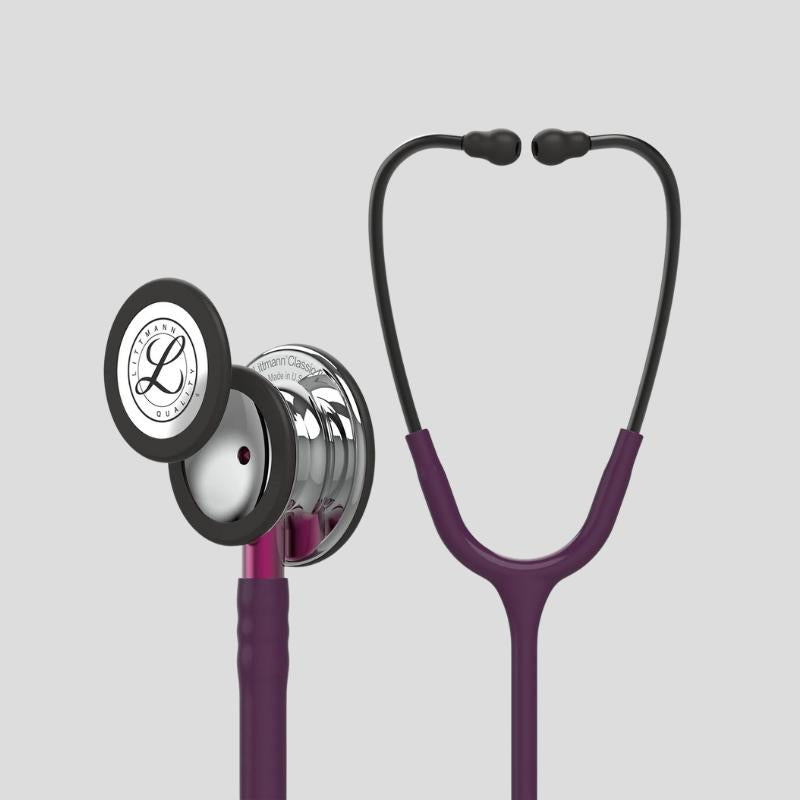 Littmann Classic III Monitoring Stethoscope | Mirror & Plum - Pink Stem 5960
