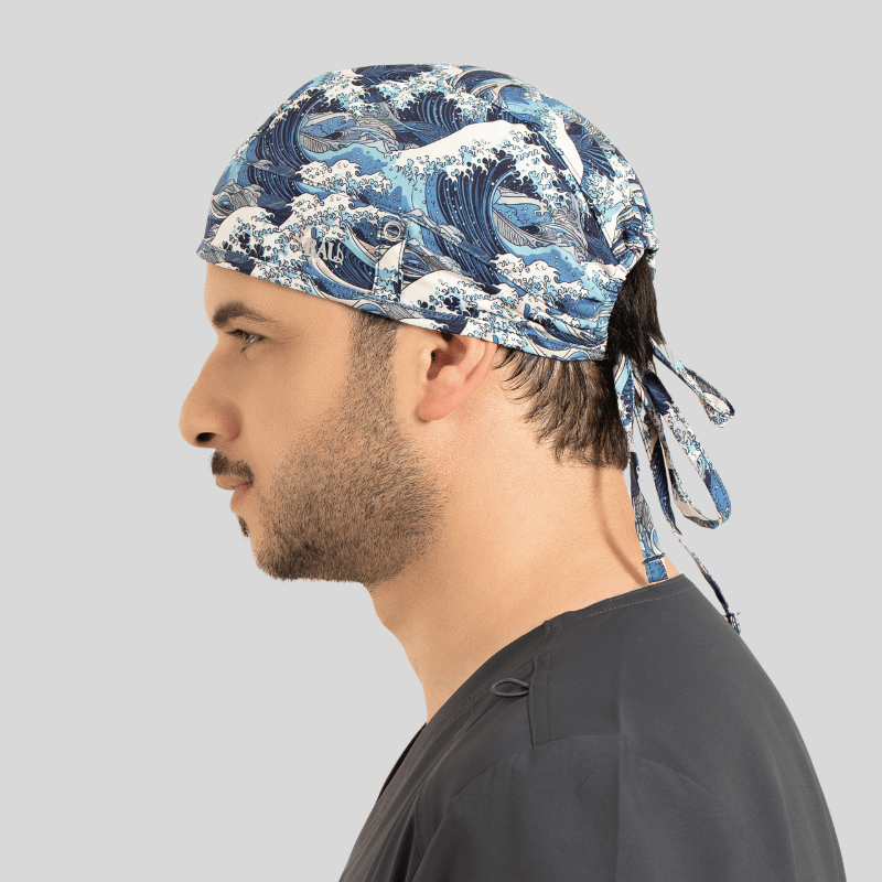 Funky Caps in Wild Waves - Unisex