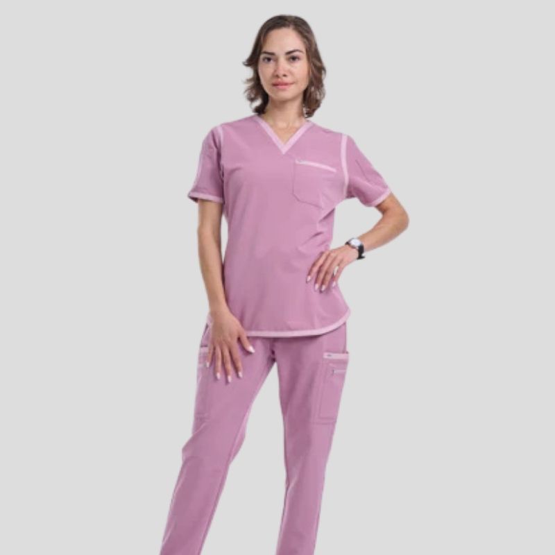 Tango V Neck & Straight Pant Women’s Scrub Set