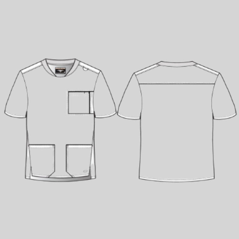 Crew Neck Jogger Men's Scrub Set