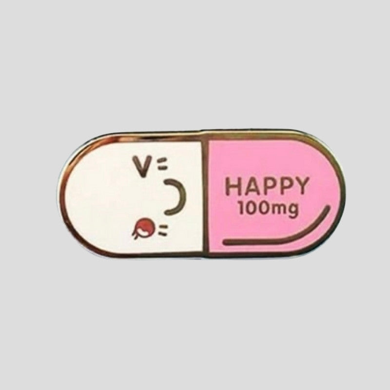 Happy Pill Pin