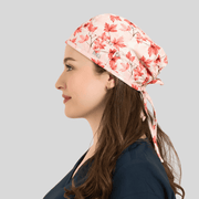 Funky Caps in Pink Autumn Leaves - Unisex