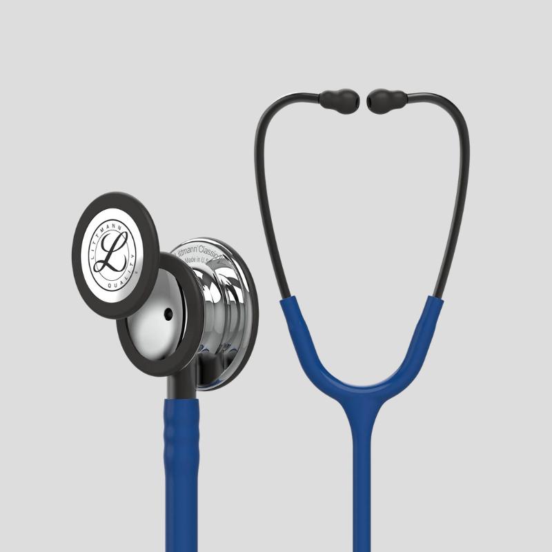 Littmann Classic III Monitoring Stethoscope | Mirror & Navy Blue 5863