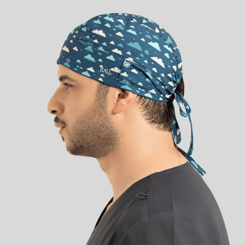 Funky Caps in Caribbean Clouds - Unisex