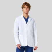Men's Notched Consultation Short Lab Coat