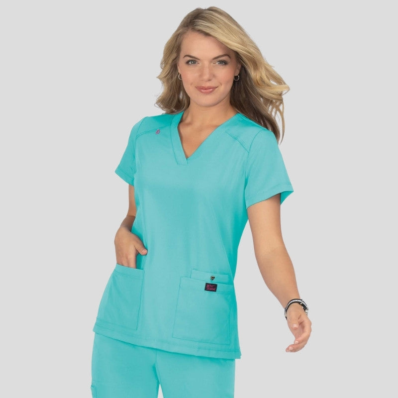 Betsy Johnson Freesia & Buttercup Women’s Scrub Set