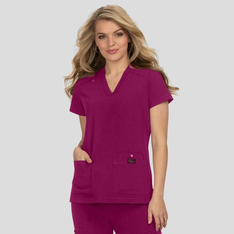 Betsy Johnson Freesia & Buttercup Women’s Scrub Set