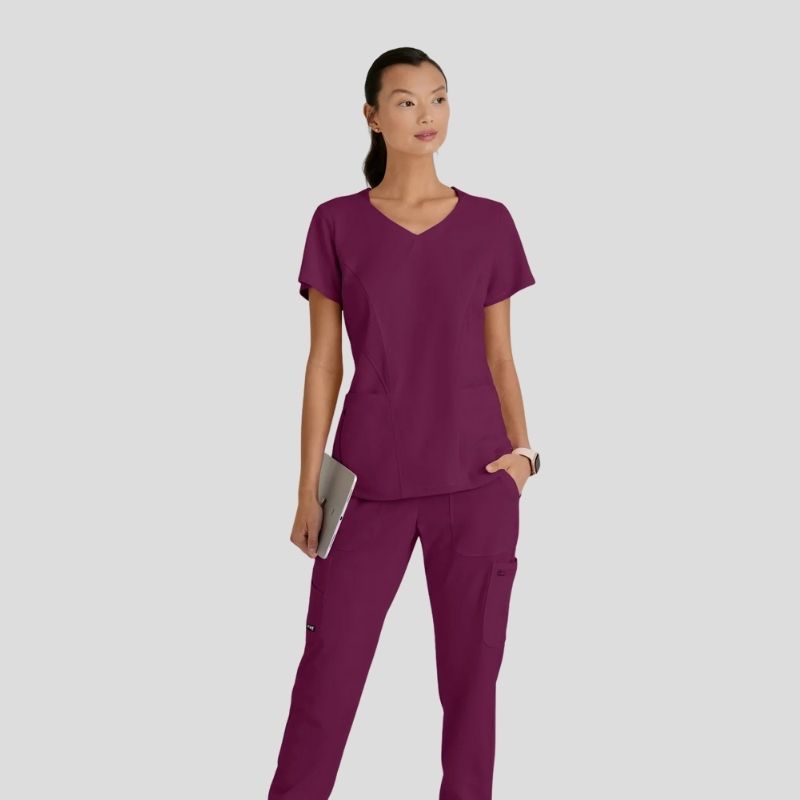Grey’s Anatomy Stretch Carly & Kim Women’s Scrub Set