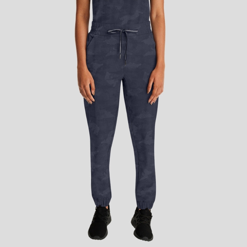Purple Label Joy & Tate Camo Jogger Women’s Scrub Set
