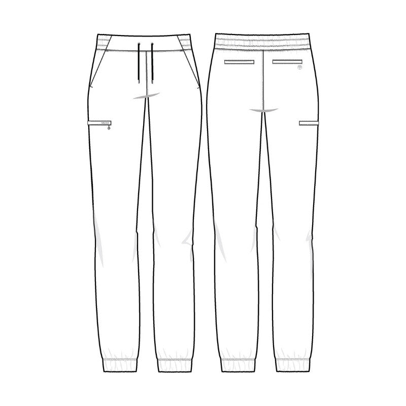 Purple Label Joy & Tate Camo Jogger Women’s Scrub Set