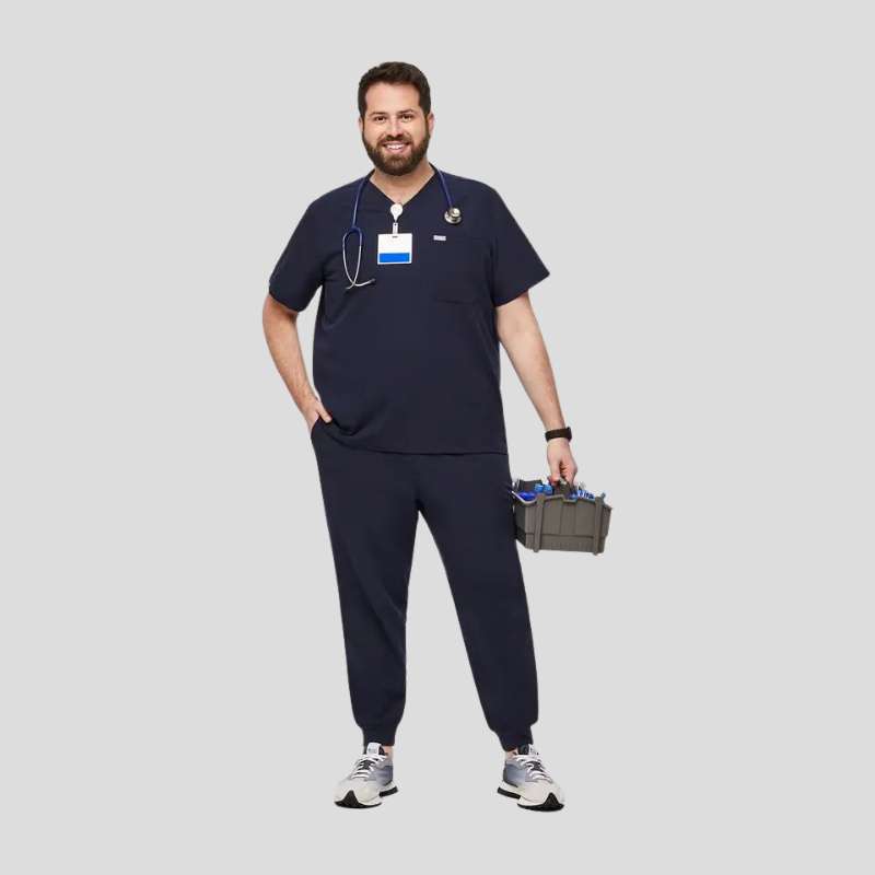 Leon & Tansen Jogger Men Scrub Set