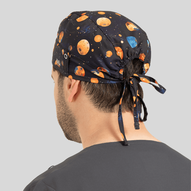 Funky Caps in Space Astroids / Navy - Unisex