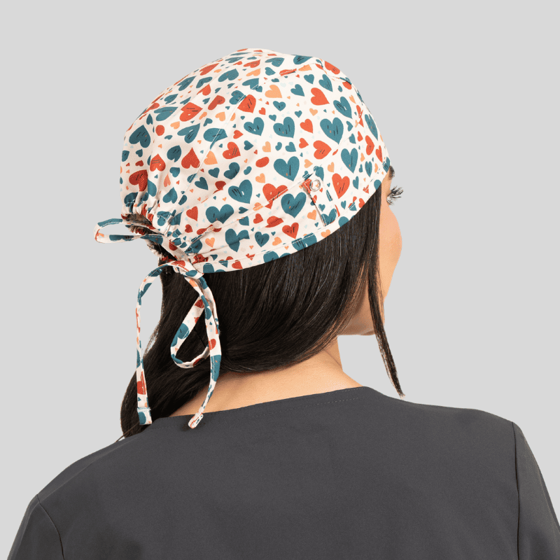 Funky Caps in Colorful Hearts - Unisex