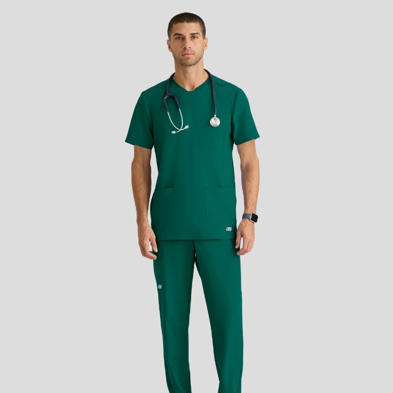 Crew Neck Jogger Men's Scrub Set