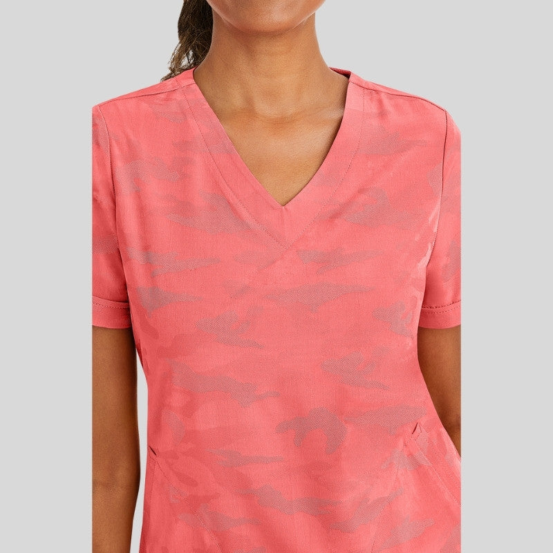 Purple Label Joy & Tate Camo Jogger Women’s Scrub Set