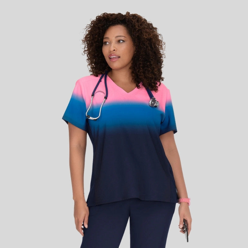 Ombre Reform & Peace Women's Scrub Set