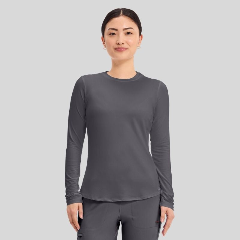 Women's Long Sleeve Underscrub Knit Tee