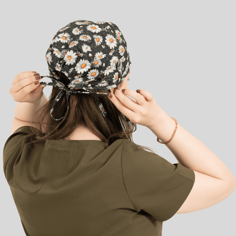 Funky Caps in Spring Daisies - Unisex