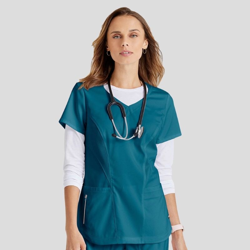 Grey’s Anatomy Stretch Carly & Kim Women’s Scrub Set