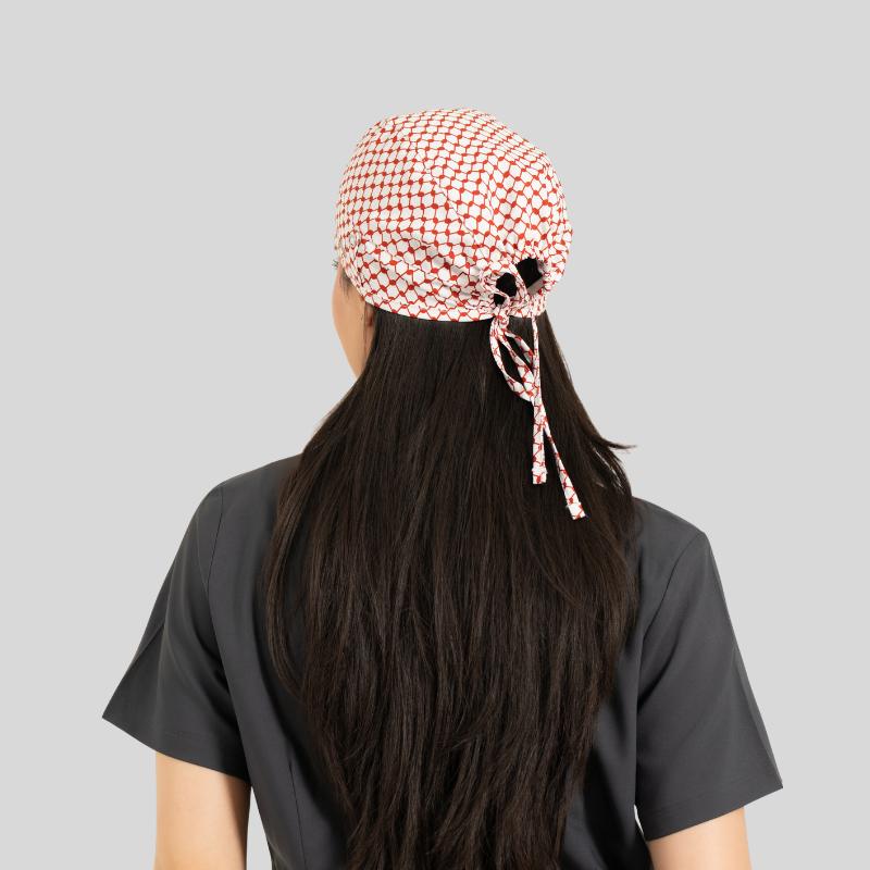 Funky Caps in Red Shemagh - Unisex