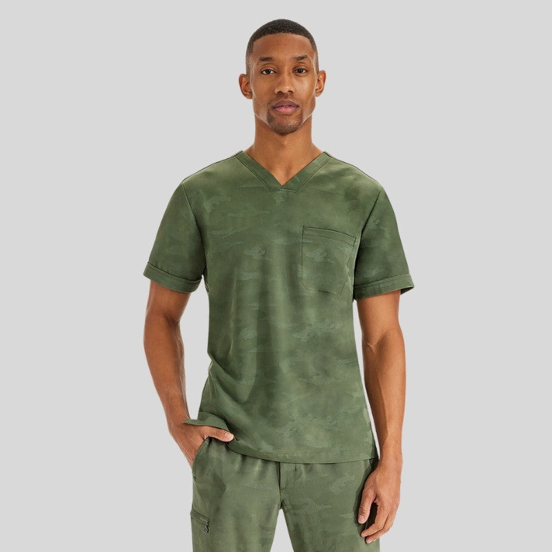 Purple Label Jack & Drew Camo Jogger Men's Scrub Set